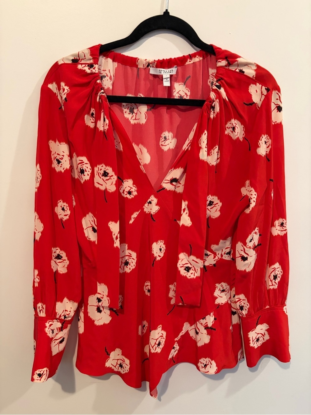 Derek Lam 10 Crosby 100% Silk Blouse - Size 2